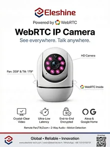 Eleshine Instant QR Call IQ001 WebRTC QR call security device application scenario image